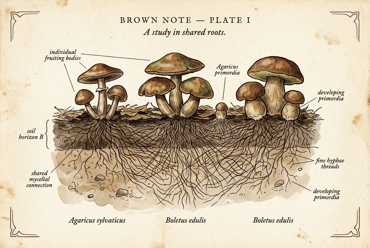 Brown Note — illustrated plate