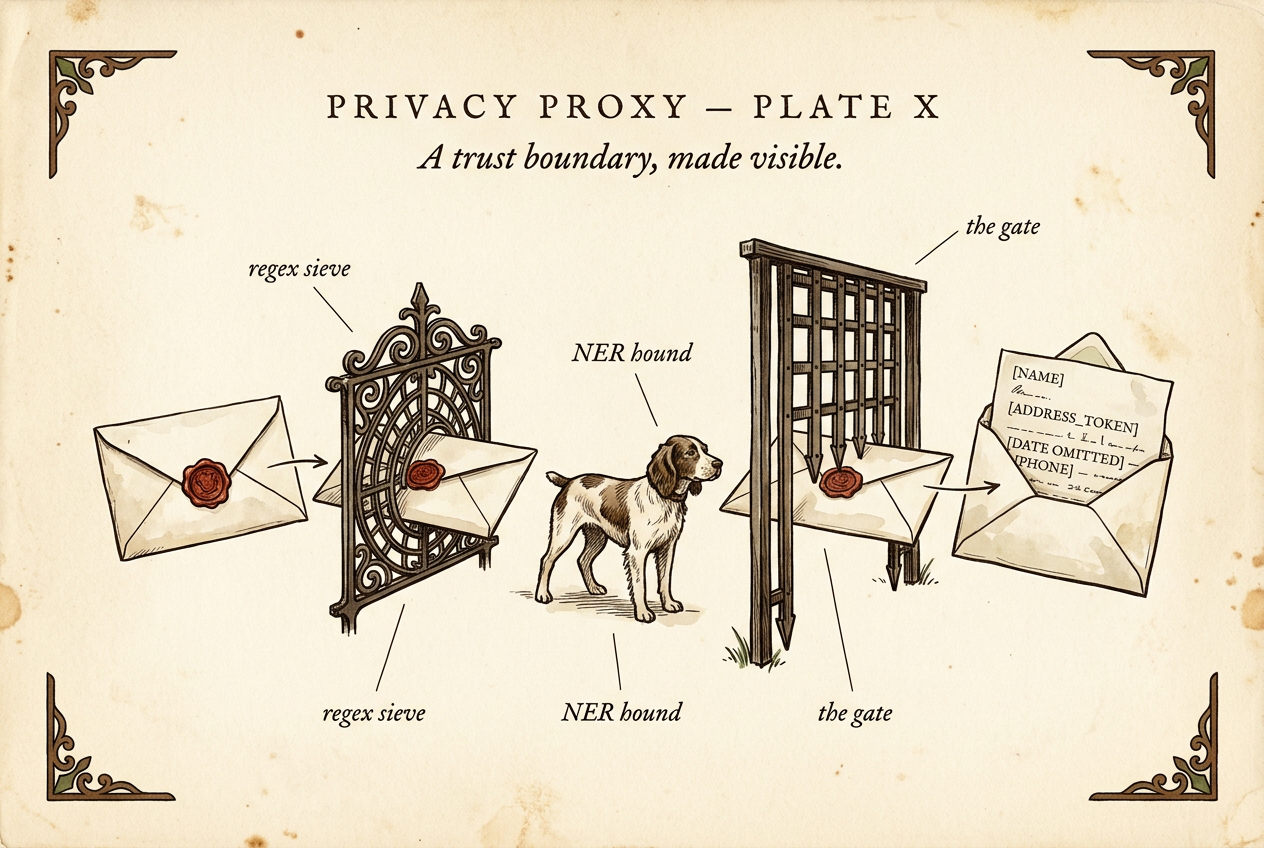 Privacy Proxy — illustrated plate